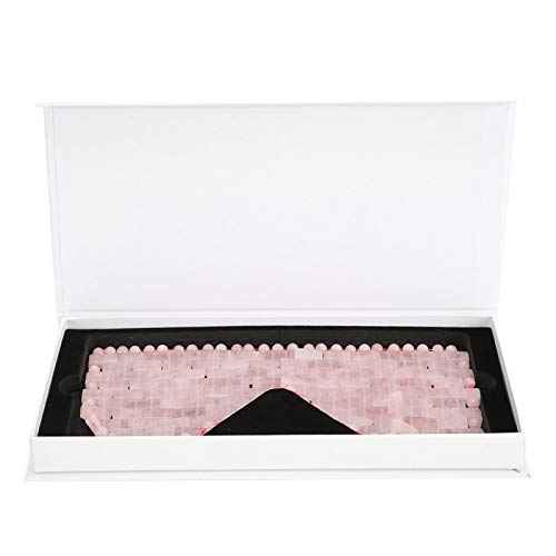 Eye Mask, Jade Stone Eye Mask, Cooling Eye Treatment for Puffy Eyes Dark Circles Soothe Eye Cover for Sleeping for Women for Sleeping Masks Sleep-Masks Eye Fatigue( Crystal)