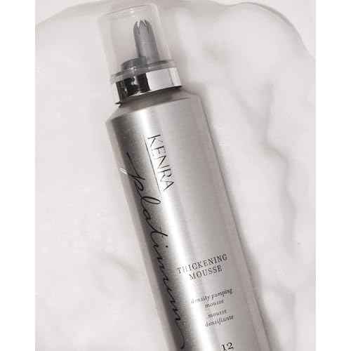 Platinum Thickening Mousse 12 | Volumizing Styler | Adds Fullness & Body | Humidity Protection Up To 48 hours | Density Plumping up tp 150% | Thermal Protection | All Hair Types