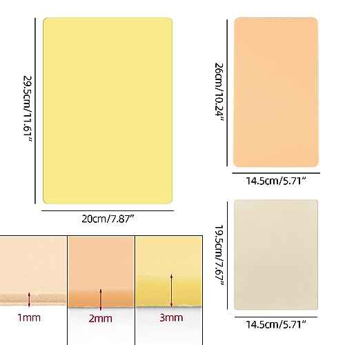 Tattoo Fake Skin Tattoo Skin Practice Kit 10Pcs Tattoo Fake Skins 20Pcs Tattoo Transfer Paper for Beginners and Artists Tattoo Supplies (3L+3M+4S Skin+20 Paper)