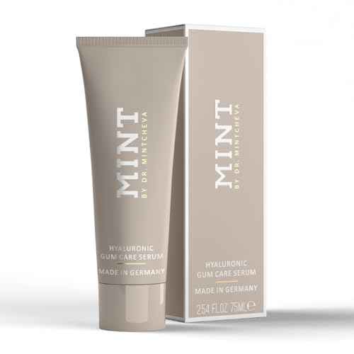 Mint Hyaluron Gum serum 75ml - Restorative Care for Stressed Gums - Against Bleeding Gums and Gum Recession - by Dr. Mintcheva