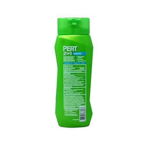 PERT 2 IN 1 Shampoo and Conditioner, Anti-Dandruff, 13.5 Fl. Oz (Pack of 6)