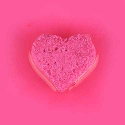 Gift Republic - 10 Love Bath Bombs | Rose Bath Mini Hearts for The Bath | Bubble Pearls in Rose Fragrance | Bubble Bathtub Bombs | Gift for Christmas, Birthday, Valentine's Day