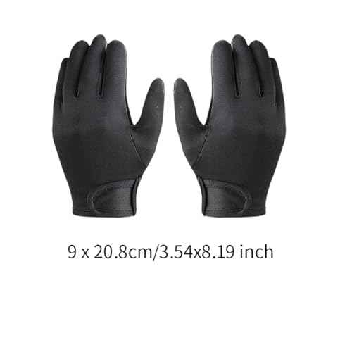 Pistro Set of 2 Heat Resistant Hairdressing Gloves for Curling & Straightening, Five Finger Design, Protective Finger Covers for Salon Styling