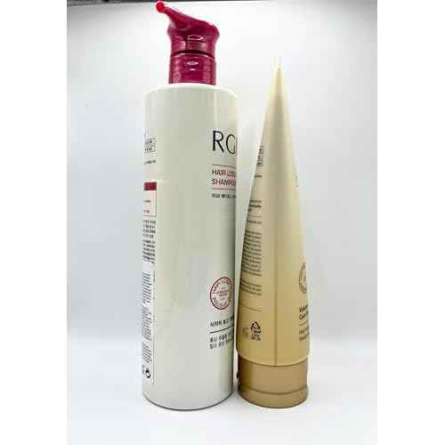 RGIII Red Ginseng HAIR LOSS CLINIC SHAMPOO(17.58 fl.oz) + VOLUME HAIR TREATMENT(8.45 fl.oz) 2PCS SET FOR Preventing Hair Loss AND Volume your Hair