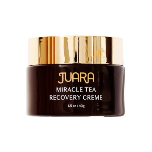 Juara Miracle Tea Recovery Creme - Anti Aging Face Moisturizer with Bio-Retinol - Sensitive Skin Face Cream for Wrinkles & Fine Lines - Firming Day & Night Cream with Fermented Black Tea - 1.5 oz