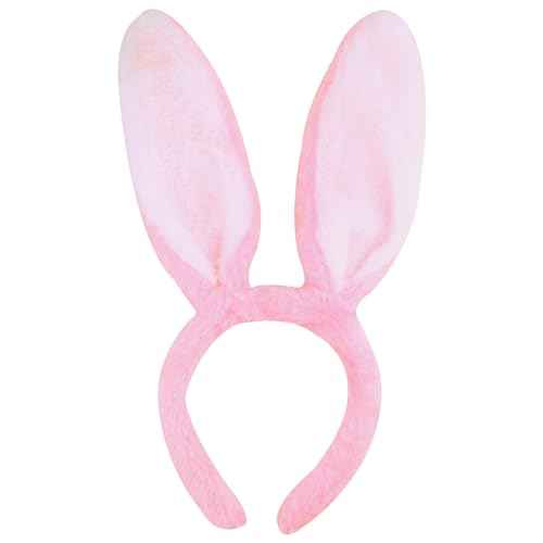 SARATA Rabbit Ears Bunny Hairbands Easter Bunny Ears Headband Plush Hairband Bunny Ears Hair Bands for Kids Girls Party