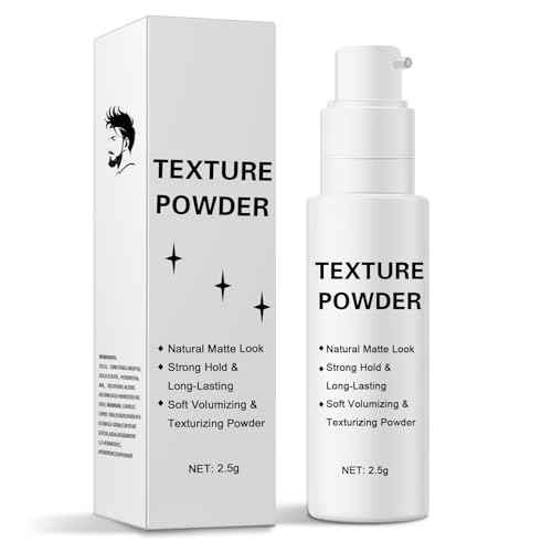 Hair Styling Powder for Men & Women,Lightweight & Volumizing Hair Texture Powder Spray with Matte Finish,polvo texturizador para cabello hombre,Best for Short to Medium