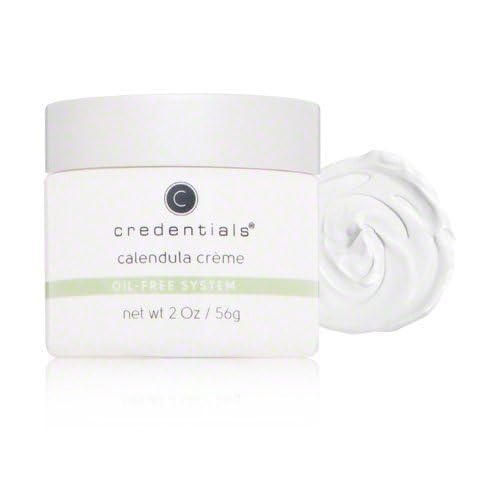 Credentials Calendula Cr?me ? Lightweight & Soothing Moisturizer for Oily & Acne-Prone Skin, Brightens & Balances with Bergamot, Lemon Bioflavonoids & Antioxidant-Rich Botanicals
