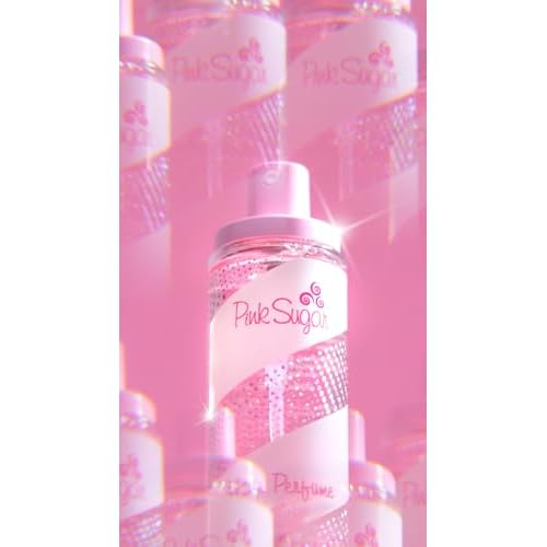 Pink Sugar Eau de Toilette Perfume for Women, Floral + Fruity Scent, Notes of Raspberry, Cotton Candy, and Vanilla, Sweet and Sensual Fragrance
