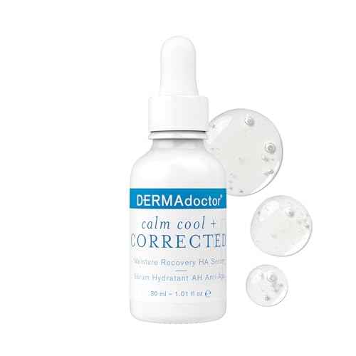 DERMAdoctor Hyaluronic Acid Moisturizer for Face ? Hydrating Niacinamide Face Serum with Vitamin C ? Dermatologist Formulated Hydrating Serum for Sensitive Skin, 1 fl oz