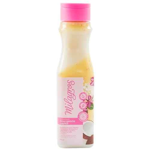 Milagros Emergencia Capilar Tratamiento Original Colombian Hair Care Products for Natural Growth, Strengthening, and Repair, 100% Natural, Pink