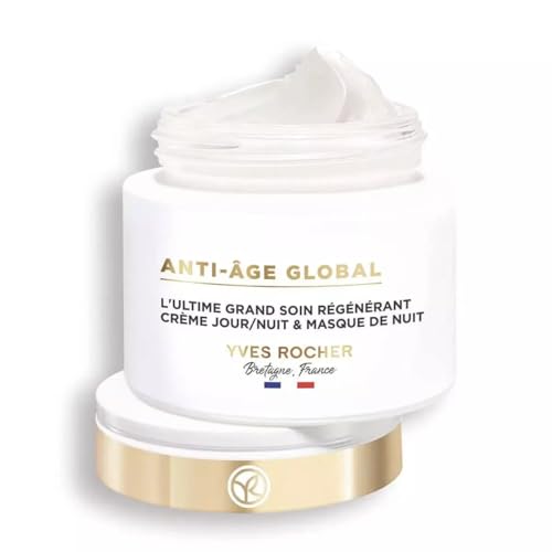 Yves Rocher Anti-Age Global Face Care Cream Moisturising Mask Women Day Care - 75 ml./2.5 fl.oz.