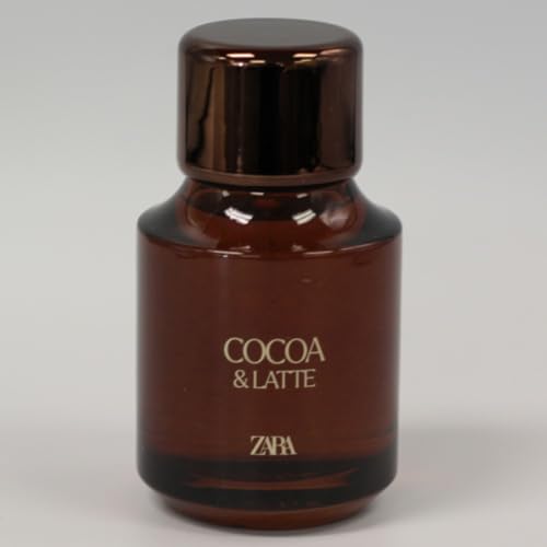 Zara Cocoa and Latte Perfume for Women Sweet and Luxurious Fragrance with White Milk and Dark Chocolate Whipped Cream Vanilla Passion Fruit and Peach Eau de Parfum Fragrance 100ml (3.4 fl. oz.)