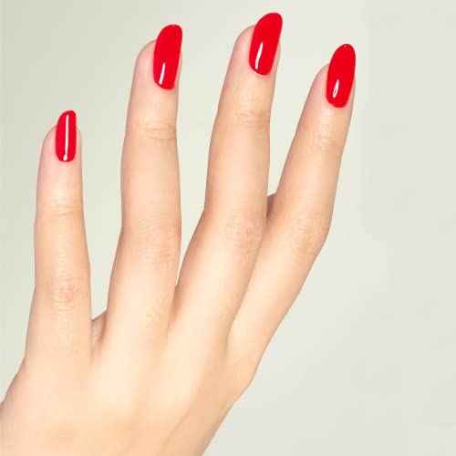 DND Gel Polish Set, Red Collection, UV/LED GelPolish and Air Dry Nail Lacquer, Matching Chip-Free Polish Duo, 0.5 Fl Oz Each