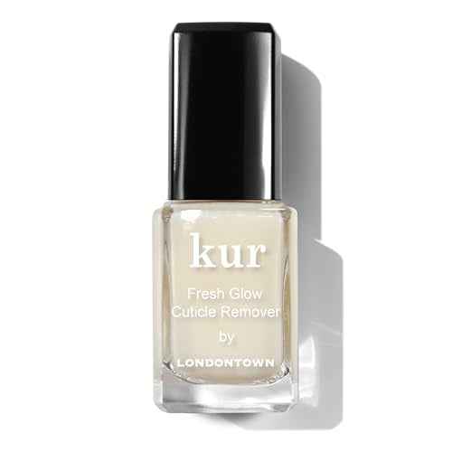 LONDONTOWN Fresh Glow Cuticle Remover - Instant Cuticle Remover Liquid - No Tool or Cutting Moisturizing Softening Nail Care for Dry, Damaged Cuticles, .40fl oz
