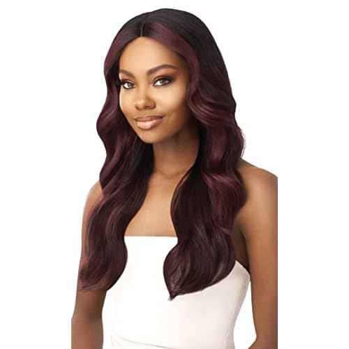 Outre Synthetic I-Part Swiss Lace Front Wig STEVIE (1B)