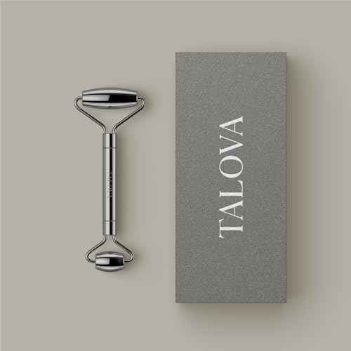 304-Grade Stainless Steel Facial Roller, Face Roller for Eyes, Double Chin, Jawline & Neck, Reduce Puffiness & Improve Wrinkles, Massage Tool for Anti-Aging, Lifting & Lymphatic Drainage