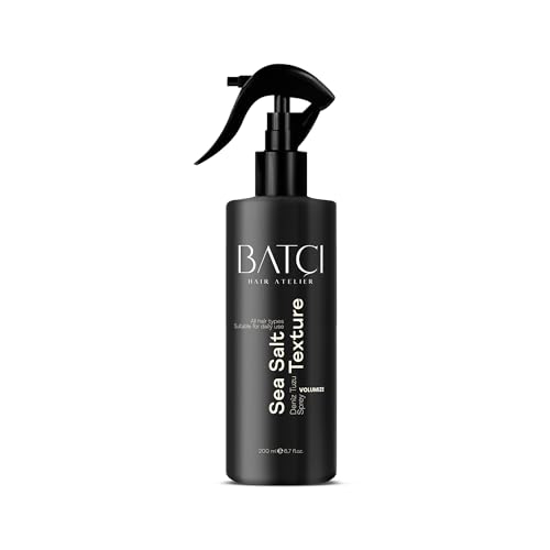 Sea Salt for Men ? Hair Texture Adds Instant Volume, Texture & Thickness, Lightweight Hair Salt for Natural, Textured Look, Achieve Effortless Beach Waves & All-Day Hold ?6,8 fl oz