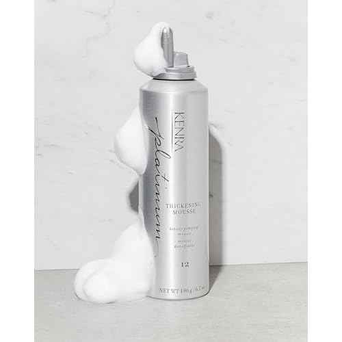 Platinum Thickening Mousse 12 | Volumizing Styler | Adds Fullness & Body | Humidity Protection Up To 48 hours | Density Plumping up tp 150% | Thermal Protection | All Hair Types