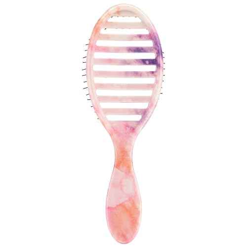 Wet Brush Speed Dry Hair Brush - Watermark (Color Wash) - Vented Design and Ultra Soft HeatFlex Bristles Are Blow Dry Safe With Ergonomic Handle Manages Tangle and Uncontrollable Hair - Pain-Free