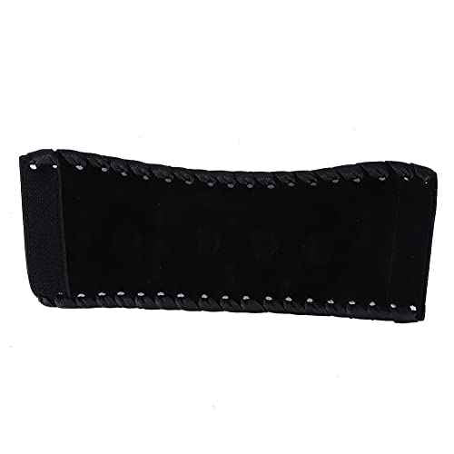 PU Leather Scissors Bag Wristband Scissor Pouch Storage Bag Barber Hair Cutting Scissor Case (Black)