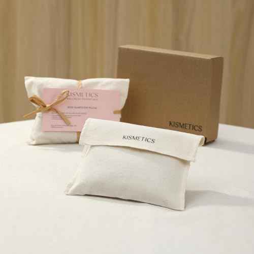Weighted Eye Pillow for Relaxation, Sleeping, Yoga, SPA and Travelling, 100% Natural Clear Quartz,Cooling Eye Pillow, Reusable and Good Relaxation Gift for Women