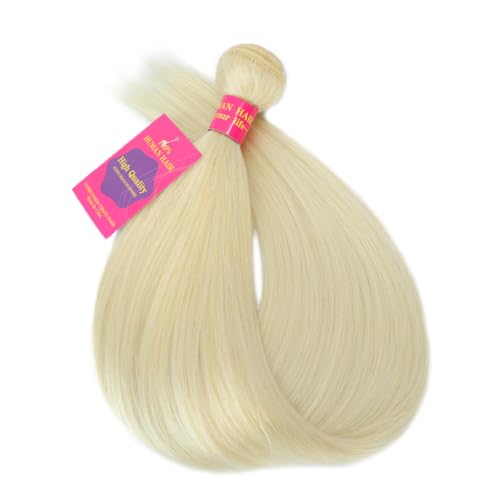 613 Bundle Human Hair 26 Inch Straight Blonde 1 Bundle Human Hair 14A Grade 100% Unprocessed Brazilian Virgin 613 Straight 1 Bundle
