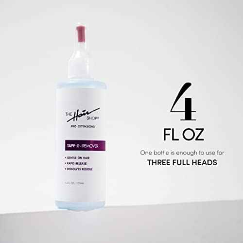 X10 Pro-Tools Tape-in Remover by The Hair Shop, Professional Salon Quality Tape-in Skinweft Smart Tabs Formula, Precision Bottle, Safe & Alcohol-Based