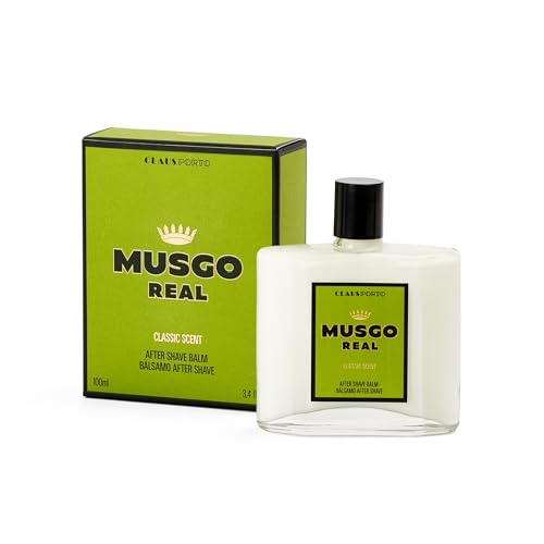 Claus Porto - Musgo Real After Shave Balm Classic Scent | Timeless, Invigorating, Alluring | Citrus, Bergamot, Musk (100mL | 3.4 fl oz)