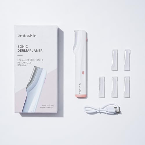 Electric Dermaplaning Tool for Face - Professional Exfoliation and Peach Fuzz Removal | Painless Facial Hair Remover for Smooth, Radiant Skin