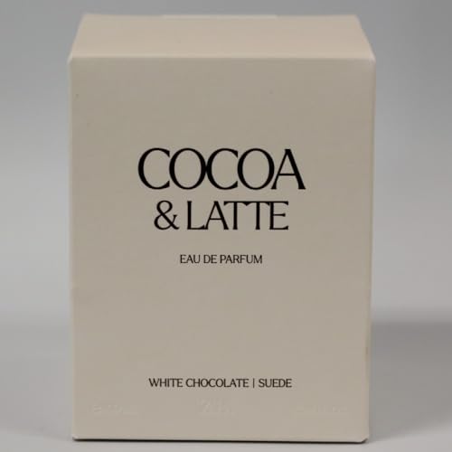 Zara Cocoa and Latte Perfume for Women Sweet and Luxurious Fragrance with White Milk and Dark Chocolate Whipped Cream Vanilla Passion Fruit and Peach Eau de Parfum Fragrance 100ml (3.4 fl. oz.)