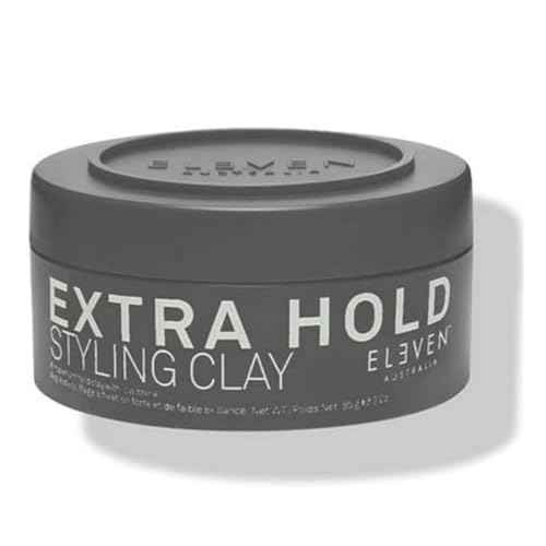 ELEVEN AUSTRALIA Extra Hold Styling Clay - Maximum Hold, Matte Finish, Long-Lasting Definition, Ideal for Short to Medium Hair - 3 Oz