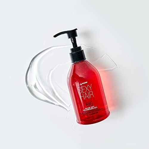 SexyHair Big Blow Dry Volumizing Gel | Added Volume with Hold | Up to 72 Hours of Humidity Resistance | All Hair Types