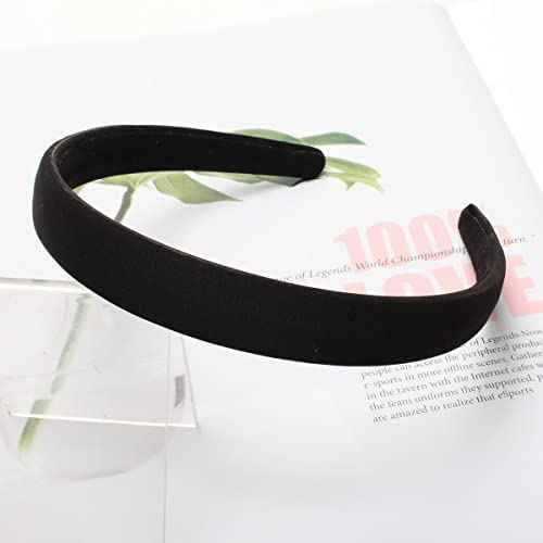 Cuizhiyu Solid Simple Headbands for Women 0.7inch Plain Soft Cloth Head Band No Slip Fashion Girls Pink Hair Bands Cute Hair Hoops hair Accessories Pack of 6¡¦