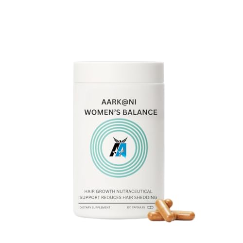 Aarkani Women's Hair Balance Supplements, Hair growth, Ages 45+, Clinically Shown to Enhance Hair Thickness and Scalp Health, Dermatologist Approved ? 30 days Supply