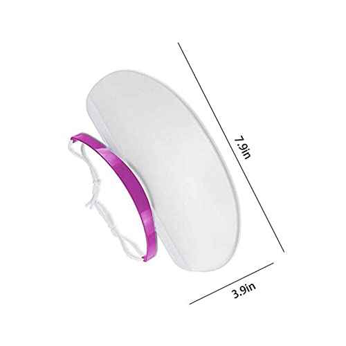 50Pcs Disposable Face Shield Hair Salon Face Cover Barber Supplies Transparent Plastic Bang Trimmer Kits Adhesive Strip Hair Cutting Tools for Home Kids Adults