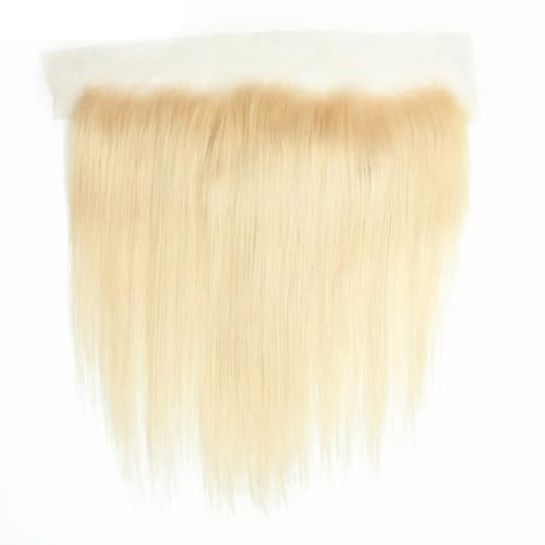 613 Blonde Lace Frontal 13X4 Transparent Hd Lace Human Hair Long Straight Ear To Ear Brazilian Virgin Remy Human Hair Free Part With Baby Hair Bleach Knots 24 Inch