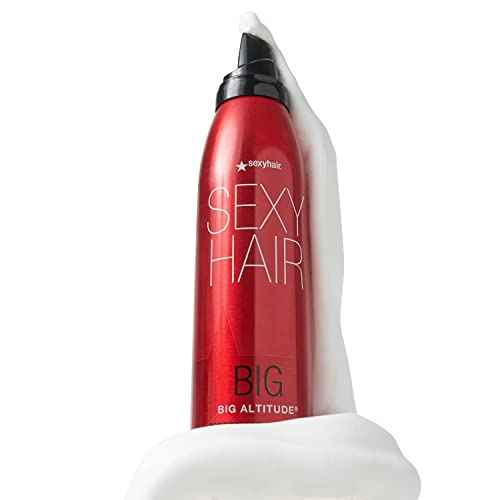 SexyHair Big Altitude Bodifying Blow Dry Mousse, 6.8 Oz | Volume with Hold | Up to 72 Hours Humidity Resistance | Thermal Protection
