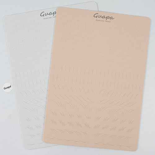 Guapa Nano Brows Tattoo Practice Skin - Dotted Line Pre-printed Eyebrow Practice Pad for Permanent Makeup Machine Tatoo Artists and Beginners