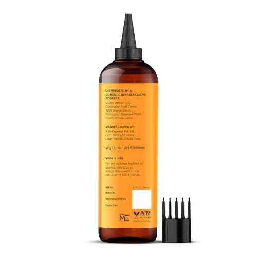 Botanic Hearth 100% Pure Pumpkin Castor Oil For Hair Growth | Infused with Pumpkin, Castor, Biotin | Hair Oil Repairs Dry Damaged Hair, Strengthening, Healthier - Hair Tonic, 6.7 fl oz