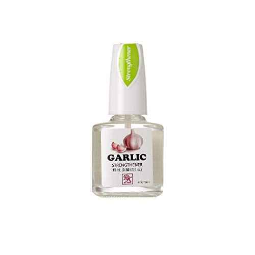 Ruby Kisses Nail Treatment, Garlic Nail Strengthener, Nail Growth & Repair, Strengthening Polish for Thin Damaged Nail, Stops Splits, Chips and Cracks, Infused with Garlic & Vitamin E (1 PACK)