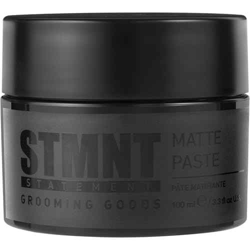 STMNT Grooming Goods Matte Paste 3.38 oz | All Day Strong Hold & High Volume | Hair Clay Paste For Men | Non-Greasy Formula | Texture Paste for Hair | Ideal for Dry & Damp Hair | Mens Hair Styling