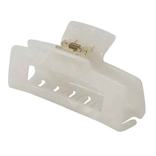 VOCOSTE Hair Caw Clips, Acetic Acid Hair Clips, Tortoise Hair Clips, Large Hair Claw Clips, Hair Barrettes for Women, Ivory White