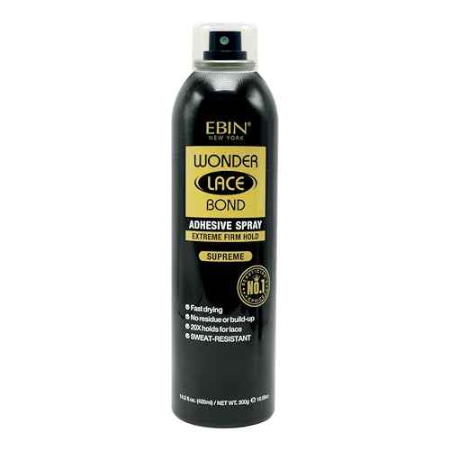 Adhesive Spray - Supreme 14.2fl.oz./420ml | Fast Drying, No Residue, Long Lasting Formula with Protecting Edges Lace front wig bond