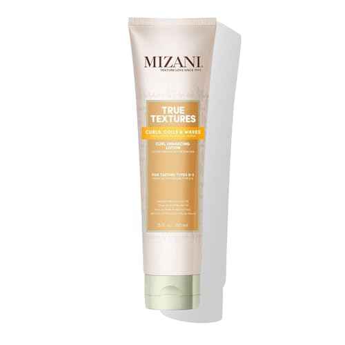 Mizani True Textures Curl Enhancing Leave In Conditioner - Moisturizing Curl Cream, Smooths and Adds Hair Shine, With Coconut Oil, For Natural & Curly Hair