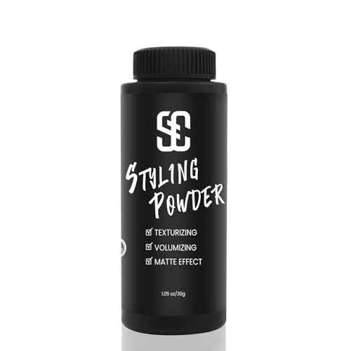 SOVONCARE Hair Styling Powder, Matte Natural Look for Men & Women, Hair Volumizer with Medium Hold, Long Lasting, Easy to Apply, No Sticky Residue, 1.05oz (Pack of 1)