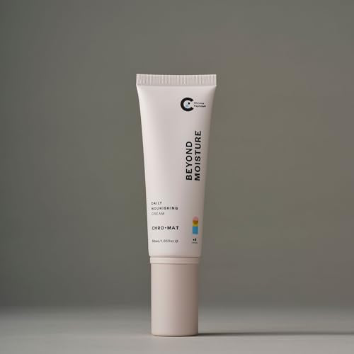 CHROMAT Beyond Moisture Peptide Moisturizer for Face - 50mL Daily Nourishing Cream with Hyaluronic Acid for Deep Hydration - Multi Peptide Face Cream for Anti-Aging & Skin Tone