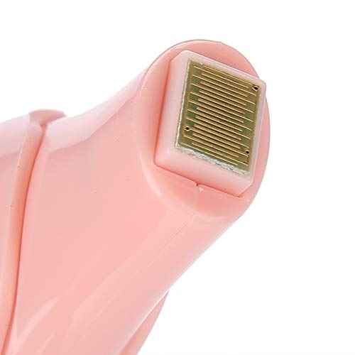 Skin Hydration Tester, Digital LCD Display Precision Skin Sensor Tester Skin Hydration Water Oil Analyzer (White) (Pink)
