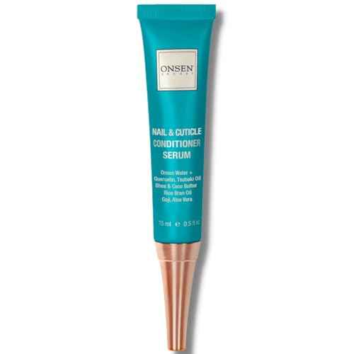 Onsen Nail & Cuticle Cream Treatment w/Japanese Tsubaki, Jojoba & Lavender Oil, Shea Butter - Strengthens Nails, Softens Cuticles - Daily Repair Care (1 Count/15 ml)