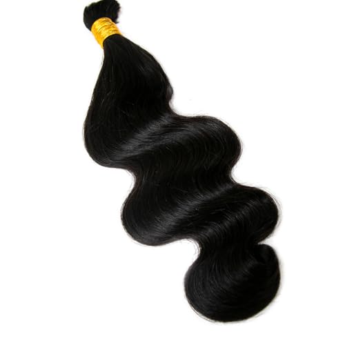 YWIGS Human Hair Braiding Hair for Boho Braids 100G Unprocessed Boho Body Wave Human Hair for Braiding NC 20inch
